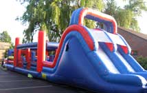 Inflatables: 67 foot Blue Challenger